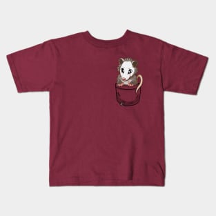 Pocket Cute Opossum Kids T-Shirt